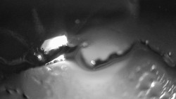 Modrá sjezdovka - dojezd k lanové dráze