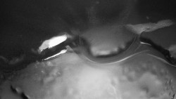 Modrá sjezdovka - dojezd k lanové dráze