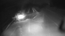 Modrá sjezdovka - dojezd k lanové dráze