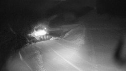 Modrá sjezdovka - dojezd k lanové dráze