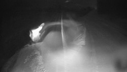 Modrá sjezdovka - dojezd k lanové dráze