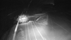 Modrá sjezdovka - dojezd k lanové dráze