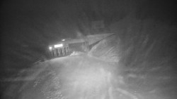 Modrá sjezdovka - dojezd k lanové dráze