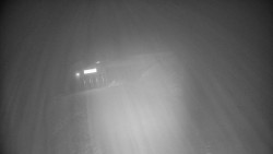 Modrá sjezdovka - dojezd k lanové dráze