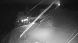 Modrá sjezdovka - dojezd k lanové dráze