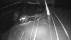 Modrá sjezdovka - dojezd k lanové dráze