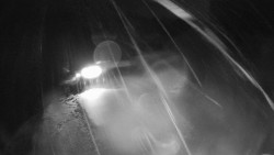 Modrá sjezdovka - dojezd k lanové dráze