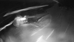 Modrá sjezdovka - dojezd k lanové dráze