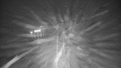 Modrá sjezdovka - dojezd k lanové dráze