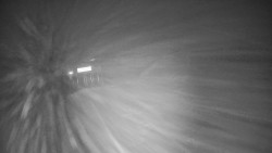 Modrá sjezdovka - dojezd k lanové dráze