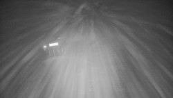 Modrá sjezdovka - dojezd k lanové dráze