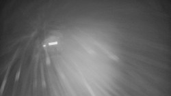 Modrá sjezdovka - dojezd k lanové dráze