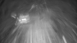 Modrá sjezdovka - dojezd k lanové dráze