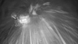 Modrá sjezdovka - dojezd k lanové dráze