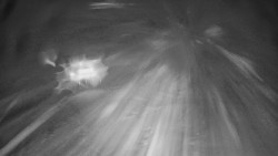 Modrá sjezdovka - dojezd k lanové dráze