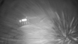 Modrá sjezdovka - dojezd k lanové dráze