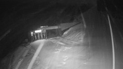 Modrá sjezdovka - dojezd k lanové dráze