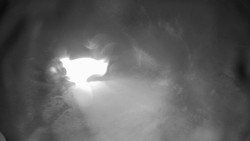 Modrá sjezdovka - dojezd k lanové dráze