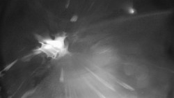 Modrá sjezdovka - dojezd k lanové dráze