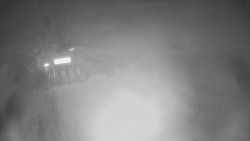 Modrá sjezdovka - dojezd k lanové dráze