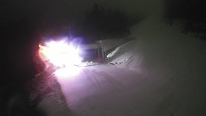 Červenohorské sedlo - Modrá sjezdovka - dojezd k lanové dráze - 7.12.2025 v 00:00 Červenohorské sedlo - Modrá sjezdovka - dojezd k lanové dráze - 7.12.2025 v 00:00