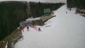 Červenohorské sedlo - Modrá sjezdovka - dojezd k lanové dráze - 7.12.2025 v 09:00 Červenohorské sedlo - Modrá sjezdovka - dojezd k lanové dráze - 7.12.2025 v 09:00