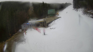 Červenohorské sedlo - Modrá sjezdovka - dojezd k lanové dráze - 7.12.2025 v 10:00 Červenohorské sedlo - Modrá sjezdovka - dojezd k lanové dráze - 7.12.2025 v 10:00