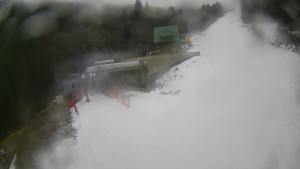 Červenohorské sedlo - Modrá sjezdovka - dojezd k lanové dráze - 7.12.2025 v 15:00 Červenohorské sedlo - Modrá sjezdovka - dojezd k lanové dráze - 7.12.2025 v 15:00