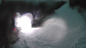 Červenohorské sedlo - Modrá sjezdovka - dojezd k lanové dráze - 7.12.2025 v 16:30 Červenohorské sedlo - Modrá sjezdovka - dojezd k lanové dráze - 7.12.2025 v 16:30