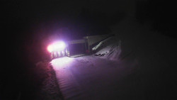 Modrá sjezdovka - dojezd k lanové dráze