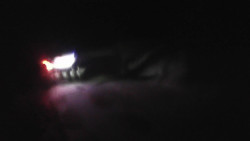 Modrá sjezdovka - dojezd k lanové dráze