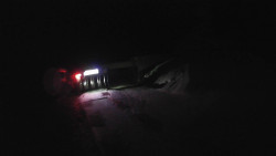 Modrá sjezdovka - dojezd k lanové dráze