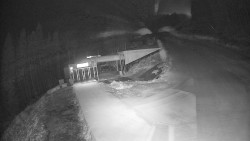 Modrá sjezdovka - dojezd k lanové dráze