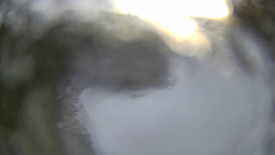 Modrá sjezdovka - dojezd k lanové dráze