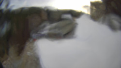 Modrá sjezdovka - dojezd k lanové dráze