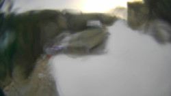 Modrá sjezdovka - dojezd k lanové dráze