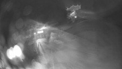 Modrá sjezdovka - dojezd k lanové dráze