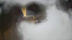 Modrá sjezdovka - dojezd k lanové dráze