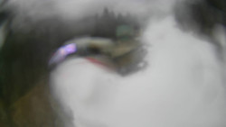 Modrá sjezdovka - dojezd k lanové dráze