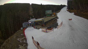 Červenohorské sedlo - Modrá sjezdovka - dojezd k lanové dráze - 22.12.2025 v 08:30 Červenohorské sedlo - Modrá sjezdovka - dojezd k lanové dráze - 22.12.2025 v 08:30