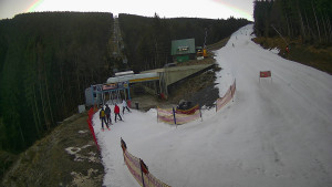 Červenohorské sedlo - Modrá sjezdovka - dojezd k lanové dráze - 22.12.2025 v 09:31 Červenohorské sedlo - Modrá sjezdovka - dojezd k lanové dráze - 22.12.2025 v 09:31