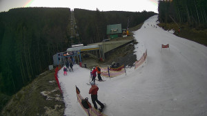 Červenohorské sedlo - Modrá sjezdovka - dojezd k lanové dráze - 22.12.2025 v 10:20 Červenohorské sedlo - Modrá sjezdovka - dojezd k lanové dráze - 22.12.2025 v 10:20