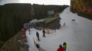 Červenohorské sedlo - Modrá sjezdovka - dojezd k lanové dráze - 22.12.2025 v 11:30 Červenohorské sedlo - Modrá sjezdovka - dojezd k lanové dráze - 22.12.2025 v 11:30