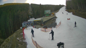 Červenohorské sedlo - Modrá sjezdovka - dojezd k lanové dráze - 22.12.2025 v 14:30 Červenohorské sedlo - Modrá sjezdovka - dojezd k lanové dráze - 22.12.2025 v 14:30