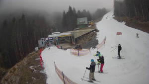 Červenohorské sedlo - Modrá sjezdovka - dojezd k lanové dráze - 22.12.2025 v 15:30 Červenohorské sedlo - Modrá sjezdovka - dojezd k lanové dráze - 22.12.2025 v 15:30