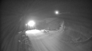 Červenohorské sedlo - Modrá sjezdovka - dojezd k lanové dráze - 22.12.2025 v 17:40 Červenohorské sedlo - Modrá sjezdovka - dojezd k lanové dráze - 22.12.2025 v 17:40