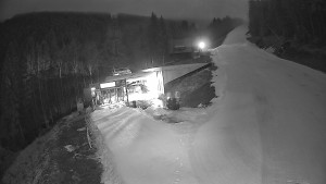 Červenohorské sedlo - Modrá sjezdovka - dojezd k lanové dráze - 23.12.2025 v 07:00 Červenohorské sedlo - Modrá sjezdovka - dojezd k lanové dráze - 23.12.2025 v 07:00