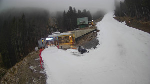 Červenohorské sedlo - Modrá sjezdovka - dojezd k lanové dráze - 23.12.2025 v 08:00 Červenohorské sedlo - Modrá sjezdovka - dojezd k lanové dráze - 23.12.2025 v 08:00