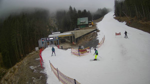 Červenohorské sedlo - Modrá sjezdovka - dojezd k lanové dráze - 23.12.2025 v 09:30 Červenohorské sedlo - Modrá sjezdovka - dojezd k lanové dráze - 23.12.2025 v 09:30