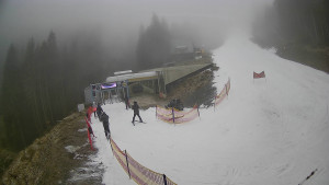 Červenohorské sedlo - Modrá sjezdovka - dojezd k lanové dráze - 23.12.2025 v 12:20 Červenohorské sedlo - Modrá sjezdovka - dojezd k lanové dráze - 23.12.2025 v 12:20